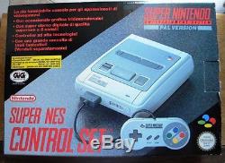 Console Super Nintendo Snes Gig Italie Nuovo Completo Pal