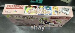 Console Super Nintendo Snes Pack Sailor Moon / Pack Custom / Tres Bon Etat