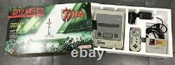 Console Super Nintendo Snes Pack Zelda / Pack Custom / Tres Bon Etat