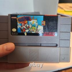 Console Super Nintendo VTG SNES Bundle avec 2 manettes et 4 jeux testés et fonctionnels