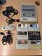 Console Super Nintendo Avec Manette, Pack De 6 Jeux : Mortal Kombat Ii, Mario