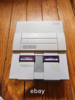 Console Super Nintendo avec manettes et jeux Bundle TESTÉ