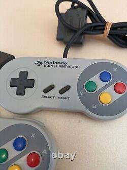 Console Super Nintendo japonaise SNES Bundle 10 jeux 3 manettes Nouveaux câbles