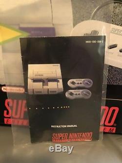 Console Super Vintage Snes Super Nintendo Cib Exclusive Walmart Cib
