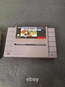 Console Système Original Super Nintendo SNES - Testée et Fonctionnelle 2 JEUX INCLUS