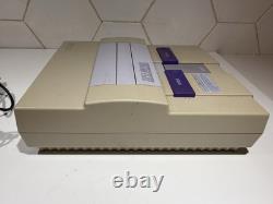 Console Système Originale Super Nintendo SNES Avec Deux Manettes OEM Testées