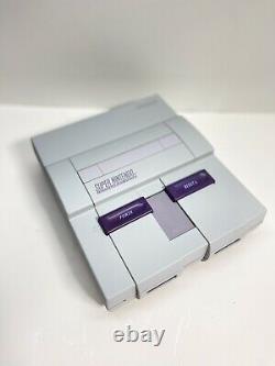 Console Système Super Nintendo Snes Avec 1 Contrôleur 1 Jeu