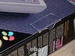 Console Système Super Nintendo Snes Pal Avec Manette Et Super Mario World Boxed