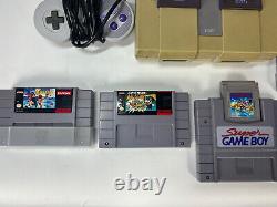 Console de jeu Super Nintendo SNES Originale + 6 jeux (Bon prix) Ensemble