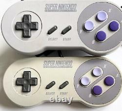 Console de jeu Super Nintendo Snes avec bundle de 2 manettes et 5 excellents jeux de sport