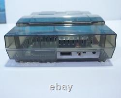 Console de jeu vidéo Super Nintendo SNES transparente authentique et claire modèle SNS-001.
