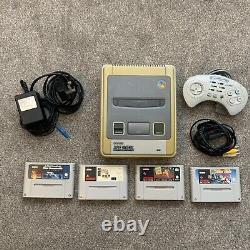 Console de jeux vidéo rétro Super Nintendo SNES Bundle Vintage Testé et Fonctionnel