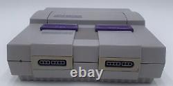 Console de système Super Nintendo SNES SNS-001 Lot de bundle avec manettes, cordons testés