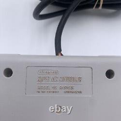 Console de système Super Nintendo SNES SNS-001 Lot de bundle avec manettes, cordons testés