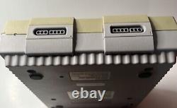 Console de système Super Nintendo SNES SNS-001 avec 2 manettes et 2 jeux testés et fonctionnels