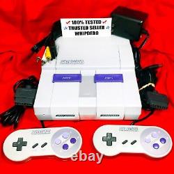 Console originale SNES/Super Nintendo avec 2 manettes ! 100% TESTÉE ! COMPLÈTE