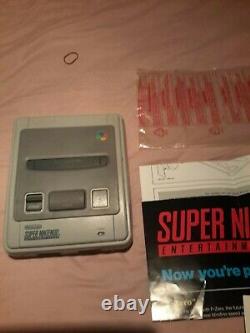 Contrôleurs Snes Super Nintendo Street Fighter 2 Turbo Console/game Boxed 2x
