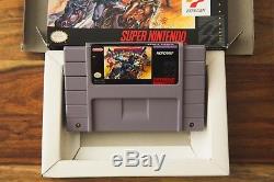 Coucher De Soleil Riders Super Nintendo Snes 1993 Manuel De Boîte Complète Konami Cib Rare