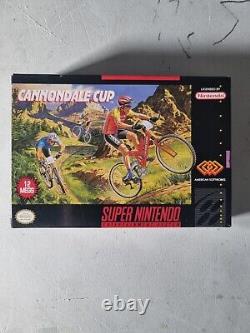 Coupe Cannondale Près De La Monnaie + Affiche Super Nintendo Snes Cib Complete En Boîte