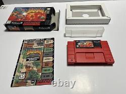 DOOM Super Nintendo SNES Complet en Boîte CIB