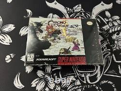 Déclencheur Chrono (Super Nintendo Entertainment System, 1995) SNES avec boîte et manuel