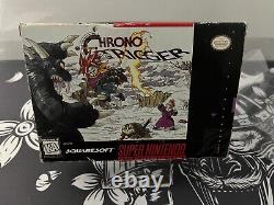 Déclencheur Chrono (Super Nintendo Entertainment System, 1995) SNES avec boîte et manuel