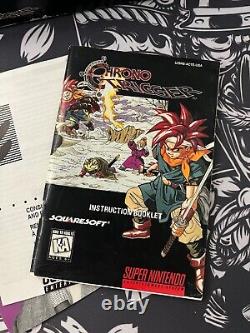 Déclencheur Chrono (Super Nintendo Entertainment System, 1995) SNES avec boîte et manuel