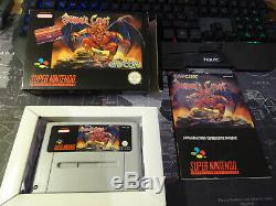 Demon`s Crest Super Nintendo Snes Pal Komplett Cib! Haut