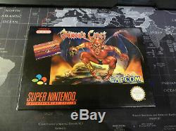 Demon`s Crest Super Nintendo Snes Pal Komplett Cib! Haut