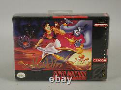 Disney's Aladdin Super Nintendo Snes 1993 Majesco Marque New & Factory Scelled