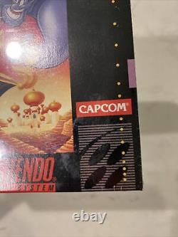 Disney's Aladdin Super Nintendo Snes Game 1991 Capcom Brand New Factory Scelled