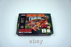 Donkey Kong Country 1 2 3 Ensemble de jeux vidéo Super Nintendo SNES en boîtes PAL G