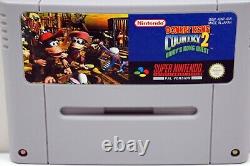 Donkey Kong Country 1 2 3 Ensemble de jeux vidéo Super Nintendo SNES en boîtes PAL G