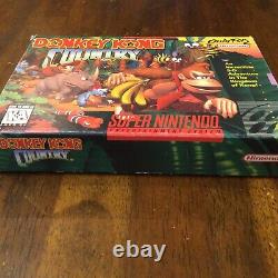 Donkey Kong Country 1 (super Nintendo, Snes) - Complet Dans La Boîte - Authentic