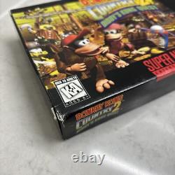 Donkey Kong Country 2 CIB Complet Authentique Jeu Super Nintendo SNES Fonctionnel