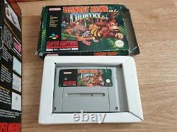 Donkey Kong Country Crate, Super Nintendo Snes Console, Boxed, With Leads & Game