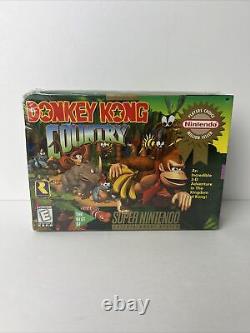 Donkey Kong Country Nintendo SNES Players Choice Tout Neuf Sous Cellophane
