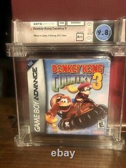 Donkey Kong Pays 3 Wata 9.8 A++ Snes Scellé Super Nintendo Gba Game Boy