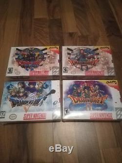 Dragon Quest 1, 2, 3, 5, 6 (timewalk Jeux, Snes, Super Nintendo, Nouveau)