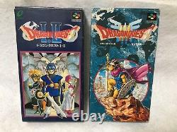 Dragon Quest 1 2&3 Nintendo Super Famicom Snes Japon Jeux Vidéo Authentiques