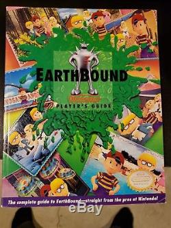 Earthbound Complet Snes Super Nintendo Cib Avec Guide De La Boîte, Cartes Autocollantes Attachées