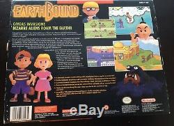 Earthbound Complete In Box Vg (1995, Super Nintendo Entertainment System)