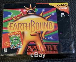 Earthbound Snes Authentique Complete In Box Nintendo Super Nintendo Dur Rechercher