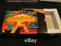 Earthbound Snes Authentique Panier Avec Combo Box Guide Personnalisé Super Nintendo