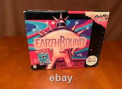 Earthbound Snes Big Box Authentic Super Nintendo Cib Complete 1994