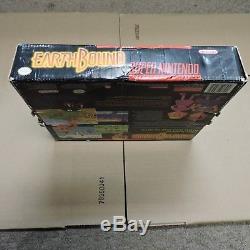 Earthbound Snes Super Nintendo Big Box Seulement Sans Jeu Rare Shape Authentic