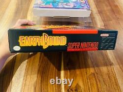 Earthbound Super Nintendo Snes Box Manual Complete Cib 100% Authentique A1