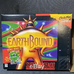 Earthbound Super Nintendo Snes Complete Box Dans Big Box Ntsc Bateau Libre