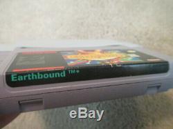 Earthbound (super Nintendo Snes) Cib Complète Avec Le Magazine + 2 Inserts, 2 Cartes