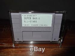 Échantillon De Prototype De Super Mario Allstars, Cartouche Ntsc Snes Nintendo 1992, Rare